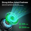 image:imageVIVOSUN Smart Air Filtration G8 Kit 8 AeroZesh G8 Inline Duct Fan with E12 Speed Controller Carbon Filter amp 25 Ducting Cooling amp Ventilation System for Grow Tents Indoor Gardening HydroponicsBlackGreen Blades
