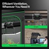 image:imageVIVOSUN Smart Air Filtration G8 Kit 8 AeroZesh G8 Inline Duct Fan with E12 Speed Controller Carbon Filter amp 25 Ducting Cooling amp Ventilation System for Grow Tents Indoor Gardening HydroponicsBlack