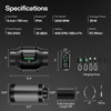 image:imageVIVOSUN Smart Air Filtration G8 Kit 8 AeroZesh G8 Inline Duct Fan with E12 Speed Controller Carbon Filter amp 25 Ducting Cooling amp Ventilation System for Grow Tents Indoor Gardening HydroponicsBlack