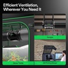 image:imageVIVOSUN Smart Air Filtration PRO G8 Kit 8 AeroZesh G8 Inline Duct Fan wGrowHub E42A Temp Humidity WiFiController Carbon Filter amp Ducting Cooling amp Ventilation System for Grow Tent Hydroponics8 Basic