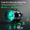 image:imageVIVOSUN Smart Air Filtration PRO G8 Kit 8 AeroZesh G8 Inline Duct Fan wGrowHub E42A Temp Humidity WiFiController Carbon Filter amp Ducting Cooling amp Ventilation System for Grow Tent Hydroponics8 Pro