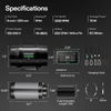 image:imageVIVOSUN Smart Air Filtration PRO G8 Kit 8 AeroZesh G8 Inline Duct Fan wGrowHub E42A Temp Humidity WiFiController Carbon Filter amp Ducting Cooling amp Ventilation System for Grow Tent Hydroponics8 Pro