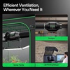 image:imageVIVOSUN Smart Air Filtration PRO G8 Kit 8 AeroZesh G8 Inline Duct Fan wGrowHub E42A Temp Humidity WiFiController Carbon Filter amp Ducting Cooling amp Ventilation System for Grow Tent Hydroponics4 Pro