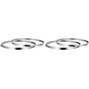 image:imageVIVOSUN Stainless Steel Air Ducting Clamps 46812 Inch Adjustable Hose Clamps with Worm Drive for Ducting Heating Cooling Exhaust and Ventilation Pack of 22 Pack