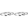 image:imageVIVOSUN Stainless Steel Air Ducting Clamps 46812 Inch Adjustable Hose Clamps with Worm Drive for Ducting Heating Cooling Exhaust and Ventilation Pack of 22 Pack