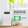 image:imageVIVOSUN Window Vent Kit Portable AC Window Seal Kit Fit with 46 Ducting amp 59 Hose for Sliding Window Adjustable AC Vent Kit for Duct Fans Air Conditioner Dryerwith 59 HoseMax 61 Window Kit with 3 Adapters  59 Hose