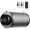 image:imageVIVOSUN 6 Inch Air Carbon Filter Smelliness Control with Australia Virgin Charcoal for Inline Fan Grow Tent Smelliniss Scrubber PreFilter Included Reversible Flange 6x 16 Black6 x 9 x 16