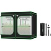 image:imageVIVOSUN P888 969680 PRO Grow Tent and AeroStream H19 Intelligent Environmental 19L Humidifier with Temp amp Humidity Probe Top Control Panel Smart Remote Control Designed Specifically for Use wi