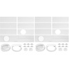 image:imageVIVOSUN Portable AC Sliding Door Vent Kit 169212886 Length Adjustable Fits 51 amp 59 Exhaust Hose for Sliding Doors or Windows 59 Exhaust Hose IncludedMax 886 Length  no Hose Pack of 2