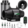 image:imageVIVOSUN Smart Air Filtration G8 Kit 8 AeroZesh G8 Inline Duct Fan with E12 Speed Controller Carbon Filter amp 25 Ducting Cooling amp Ventilation System for Grow Tents Indoor Gardening HydroponicsBlack