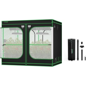 image:imageVIVOSUN P888 969680 PRO Grow Tent and AeroStream H19 Intelligent Environmental 19L Humidifier with Temp amp Humidity Probe Top Control Panel Smart Remote Control Designed Specifically for Use wi