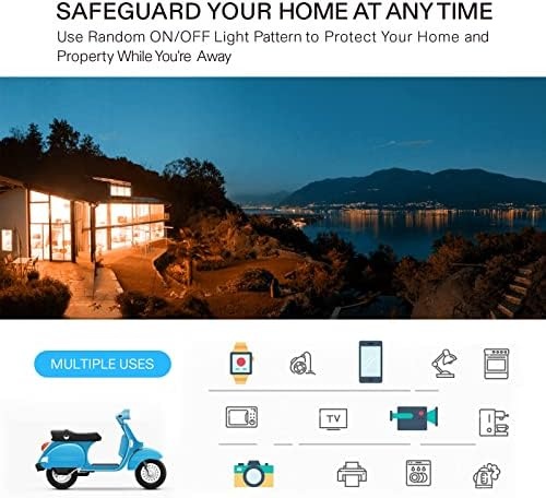 image:imageVIVOSUN Clamp Lamp Light with Detachable 85 Inch Aluminum Reflector and 7 Day Programmable Digital Timer with Dual Outlet 20 OnOff UL Listed Heavy Duty Plugin Outlet Timer