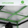 image:image2pcs VIVOSUN Grow Tent Support Poles Hanging Bar for 3x3 Grow Tent 36x36For 4x2 Pack of 2