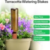image:imageVIVOSUN 10Pack 3 Gallon Grow Bags and 10Pcs SelfWatering Spikes Hexagonal Terracotta Watering Stakes AutoWater Device Planter Insert for Indoor amp Outdoor Potted Plants 10Pack