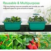 image:imageVIVOSUN 10x2075 Seedling Heat Mat and Digital Thermostat Combo 6Pack Seed Starter Trays 72Cell Seed Starter Kit with Humidity Dome Flat Reusable Plant Germination Trays for Germination Indoor