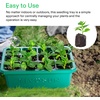 image:imageVIVOSUN 10x2075 Seedling Heat Mat and Digital Thermostat Combo 6Pack Seed Starter Trays 72Cell Seed Starter Kit with Humidity Dome Flat Reusable Plant Germination Trays for Germination Indoor