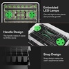 image:imageVIVOSUN 1Pack 40Cell Seed Starter Trays with 1 Set of LED Lights and 10x2075 Seedling Heat Mat and65 Inch Gardening Scissors Hand Pruner Pruning Shear with Straight Stainless Steel Blades Orang