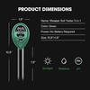 image:imageVIVOSUN 2 Pack Durable Waterproof Seedling Heat Mat Warm Hydroponic Heating Pad 10 x 2075 Inch Soil Tester 3in1 Plant Moisture Meter Light and PH Tester for Germination Indoor Gardening Greenho