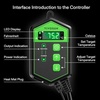 image:imageVIVOSUN 2 Pack Durable Waterproof Seedling Heat Mat Warm Hydroponic Heating Pad 10 x 2075 and Digital Heat Mat Thermostat Temperature Controller 40108 F for Reptiles Seedlings Germination
