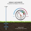 image:imageVIVOSUN 220 Gallon Outdoor Compost Bin and Compost Thermometer 20 Inch Backyard Soil Thermometer with Stainless Steel Dial for Composting Bins Outdoor Gardening and Planting 0200F
