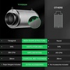 image:imageVIVOSUN 4 Air Carbon Filter Smelliness Control and 4 8 Feet Black NonInsulated Flex Air Aluminum Ducting Dryer Vent Hose for HVAC Ventilation wTwo 4 Inch Stainless Steel Clamps
