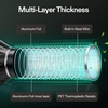 image:imageVIVOSUN 4 Inch Air Carbon Filter Smellines Control and 4 Inch 8 Feet NonInsulated Flex Air Aluminum Ducting for Heating Cooling Ventilation and Duct Fan Systems