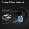 image:imageVIVOSUN 4 Inch Air Carbon Filter Smellines Control and Dryer Vent Hose 4 inch Aluminum Foil Ducting 8FT Long HeavyDuty Dryer Hose Vent Kit for HVAC Ventilation Exhaust Duct Fan Systems
