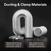 image:imageVIVOSUN 4 Inch Inline Ventilation Fan with 2Pack 4 Inch 8 Feet Flex Air Aluminum Ducting Flexible Dryer Vent Hose for Grow Tent Attic Basements or Kitchen Hydroponics Exhaust Booster Fan