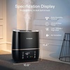 image:imageVIVOSUN 45L 2in1 Cool amp Warm Mist Ultrasonic Humidifier with Essential Oil Box amp Remote Control for Bedrooms Offices Plants Babies Dryness and Skincare5L 2in1 Cool  Warm Mist Humidifier