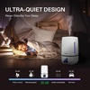 image:imageVIVOSUN 45L 2in1 Cool amp Warm Mist Ultrasonic Humidifier with Essential Oil Box amp Remote Control for Bedrooms Offices Plants Babies Dryness and Skincare4L Cool Mist Humidifier