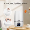 image:imageVIVOSUN 45L 2in1 Cool amp Warm Mist Ultrasonic Humidifier with Essential Oil Box amp Remote Control for Bedrooms Offices Plants Babies Dryness and Skincare4L Cool Mist Humidifier