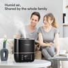 image:imageVIVOSUN 45L 2in1 Cool amp Warm Mist Ultrasonic Humidifier with Essential Oil Box amp Remote Control for Bedrooms Offices Plants Babies Dryness and Skincare5L 2in1 Cool  Warm Mist Humidifier