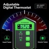 image:imageVIVOSUN 48 x 2075 Seedling Heat Mat and Digital Thermostat Combo Set and 12Pack Seed Starter Trays 144Cell Seed Starter Kit with Humidity Dome Flat Reusable Plant Germination Trays
