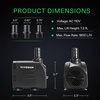 image:imageVIVOSUN 480GPH Submersible Pump1800LH 25W and 1Pack LCD Digital Aquarium Thermometer Fish Tank Water Terrarium Temperature with Suction Cup for Turtle