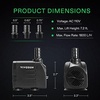 image:imageVIVOSUN 480GPH Submersible Pump1800LH 25W and 7 Day Programmable Digital Timer with Dual Outlet 20 OnOff UL Listed Heavy Duty Plugin Outlet Timer with Countdown Setting Indoor for Lamp Fan H
