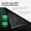 image:imageVIVOSUN 4ftx100ft 5oz DoubleLayered Weed Control Mat with High Permeability and 6 Inch 50Pack Garden Stakes Galvanized Steel Landscape Stapes 11 Gauge UShaped Pins for Weed Barrier Fabric Ground