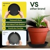 image:imageVIVOSUN 5Pack 1 Gallon Heavy Duty Thickened Nonwoven Fabric Pots and 6 Pack Plant Saucer 8 10 12 inch Plant Saucers for Indoor Heavy Duty Plastic Plant Trays for pots Grow Bags for Indoor use