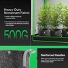 image:imageVIVOSUN 5Pack 7 Gallon Grow Bags and Coco Coir Brick 14lbs 100 Natural Organic Compressed Coconut Coir Fiber with Low EC PH Balance amp High Nutrition Coconut Fiber Substrate Coconut Soil for Pla