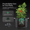 image:imageVIVOSUN 5Pack 7 Gallon Grow Bags and Coco Coir Brick 14lbs 100 Natural Organic Compressed Coconut Coir Fiber with Low EC PH Balance amp High Nutrition Coconut Fiber Substrate Coconut Soil for Pla