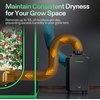 image:imageVIVOSUN AeroDrain D12 Smart Environmental Dehumidifier up to 12Lday 2L Water Tank with Temperature amp Humidity Sensor Probe Smart Remote Control Designed for Grow Tents1083  728  1898 inch