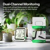 image:imageVIVOSUN AeroLab THB1S Wireless Bluetooth Hygrometer Thermometer Indoor VPD Digital Temp Humidity Meter LCD Smart App Control amp Alert Data Storage Dual Channels with Sensor Probe Battery IncludedThermometer with External Probe