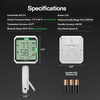 image:imageVIVOSUN AeroWave E6 Grow Tent Fan 6 and AeroLab THB1 Wireless Bluetooth Hygrometer Thermometer Indoor Smart Temperature Monitor Digital Humidity Meter LCD Remote App Control amp Alert Data Storag