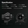 image:imageVIVOSUN D4 4 Inch 195 CFM Inline Duct Ventilation Fan and Duct Portable AC Seal Kit Fit with 46 Ducting amp 59 Hose for Sliding Window Adjustable AC Vent Kit for Duct Fans