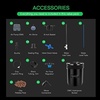 image:imageVIVOSUN DWC Hydroponics Grow System with Top Drip Kit and Professional Automatic Drip Irrigation Kits 15W Output All in One Professional Grow Kit Includes Pump Timer and Regulator 8 Pots Garden P