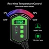 image:imageVIVOSUN Durable Waterproof Seedling Heat Mat 48 x 2075 UL amp METCertified Warm Hydroponic Heating Pad and Digital Heat Mat Thermostat Temperature Controller 40108 F 1000W for Reptiles Seedlings