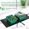 image:imageVIVOSUN Durable Waterproof Seedling Heat Mat Warm Hydroponic Heating Pad 10 x 2075 with 6Pack Seed Starter Trays for Germination Indoor Gardening Greenhouse