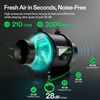 image:imageVIVOSUN G6 6 Inline Duct Fan amp Temperature Humidity Controller E42A WiFiApp Control AeroZesh Grow Tent Fanamp Smart Thermostat 388 CFM EC Motor Exhaust Fan for Heating Cooling Greenhouse Accessory4 Pro