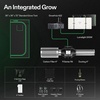image:imageVIVOSUN Grow Tent Kit 2x4 Complete System WiFiControlled Grow System with Full Spectrum LED Grow Light Automatic Ventilation GrowHub Outlet A22 with Temperature and Humidity Sensor36x36x72