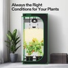 image:imageVIVOSUN Grow Tent Kit 2x4 Complete System WiFiControlled Grow System with Full Spectrum LED Grow Light Automatic Ventilation GrowHub Outlet A22 with Temperature and Humidity Sensor36x36x72