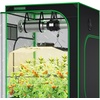 image:imageVIVOSUN Grow Tent Kit 2x4 Complete System WiFiControlled Grow System with Full Spectrum LED Grow Light Automatic Ventilation GrowHub Outlet A22 with Temperature and Humidity Sensor48x48x80400W